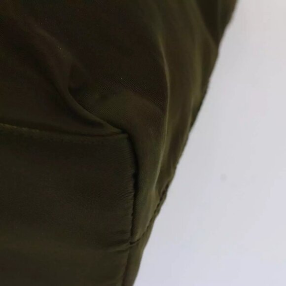 PRADA Tote Bag Nylon Khaki Auth - Picture 12 of 16